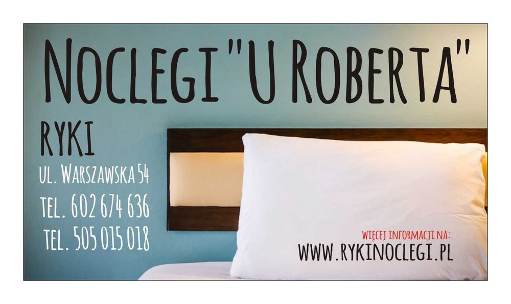 Noclegi U Roberta Ryki, pokoje noclegowe