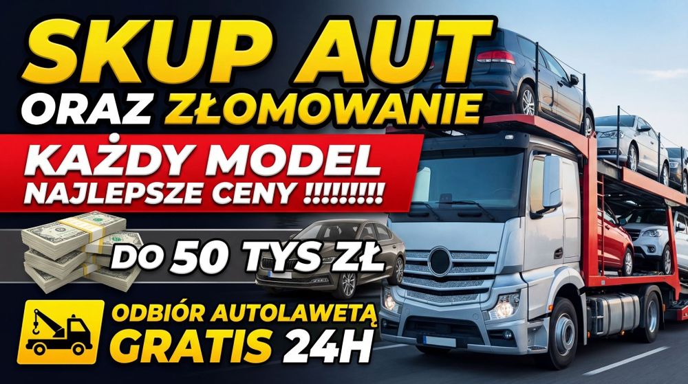 SKUP AUT Kasacja Pojazdów $ najlepsze ceny!!Skarżysko-Kamienna