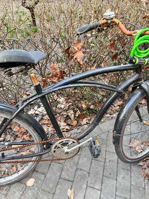 Rower miejski / cruiser vintage – do renowacji (solidna rama)