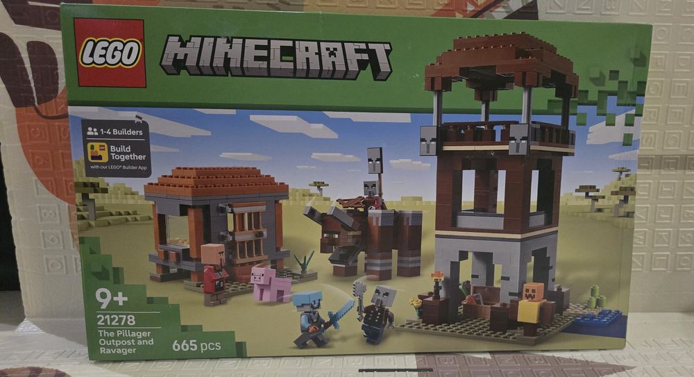 LEGO Minecraft 21278 Аванпост розбійників та спустошувач (оригінал)