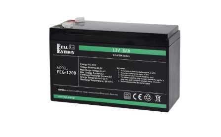 Літієва акумуляторна батарея Full Energy FEG-128 12В 8А•г