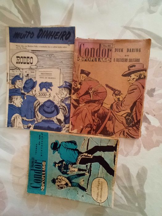 Livros de BD Condor Popular de Aguiar & Dias, Lda. do Ano de 1954