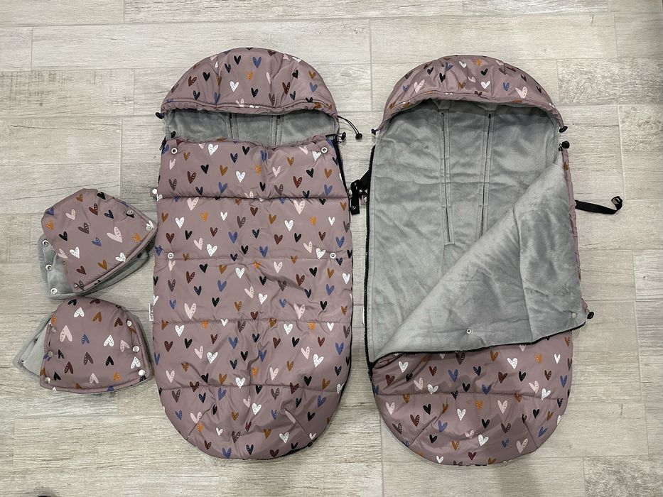 Зимовий теплий конверт в прогулянковий блок коляски Cybex