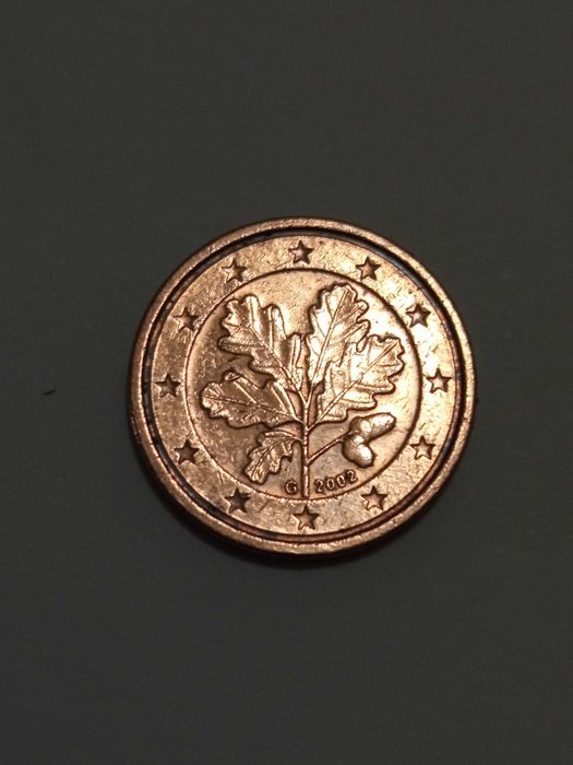 Moedas 1 cêntimo Alemanha 2002