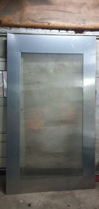 Wiatrołap 245 x 142 cm, daszek, drzwi, wrota