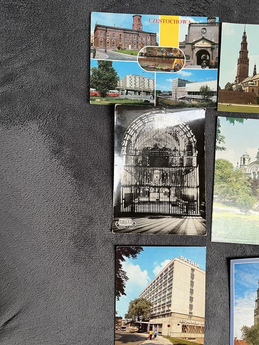 6 starych pocztówek/widokówek Częstochowa Jasna Góra PRL