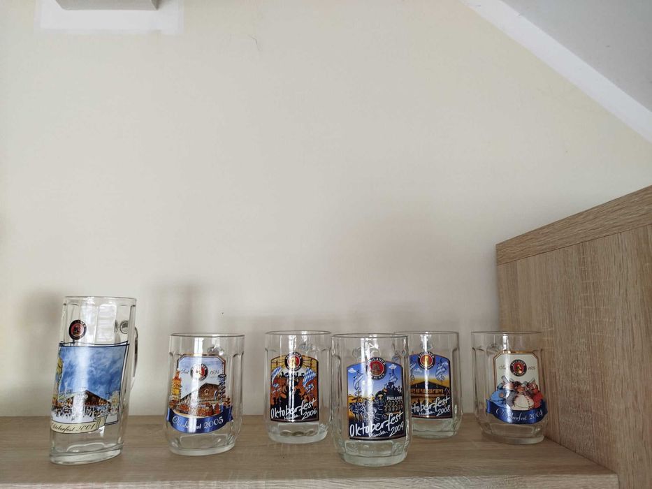 Zestaw kufli z Oktoberfest z firmy Paulaner