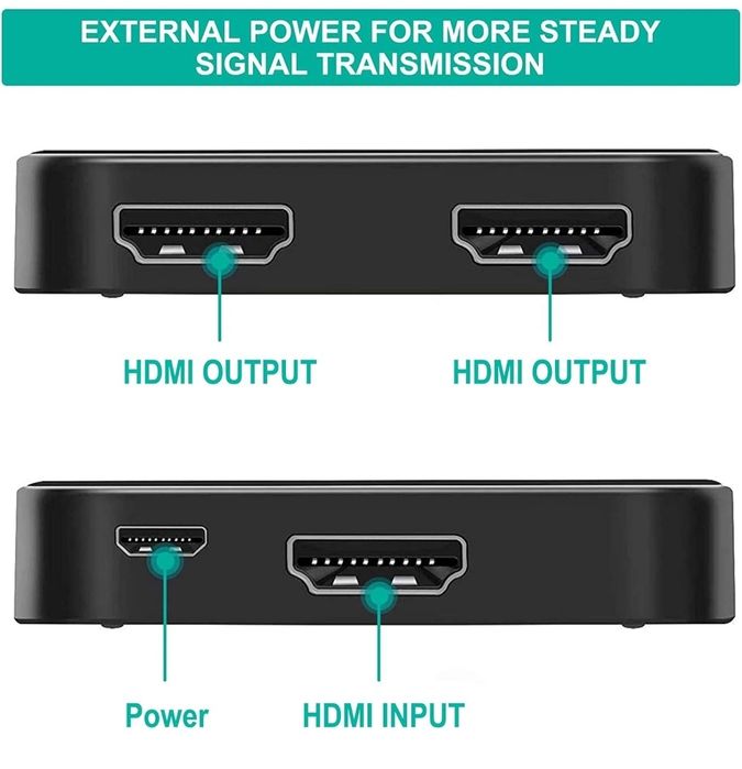 Tihokile HDMI Splitter 4K rozdzielacz nowy okazja