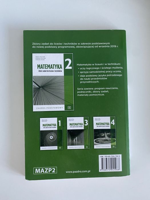 Zbiór zadań Matematyka 2 podstawa