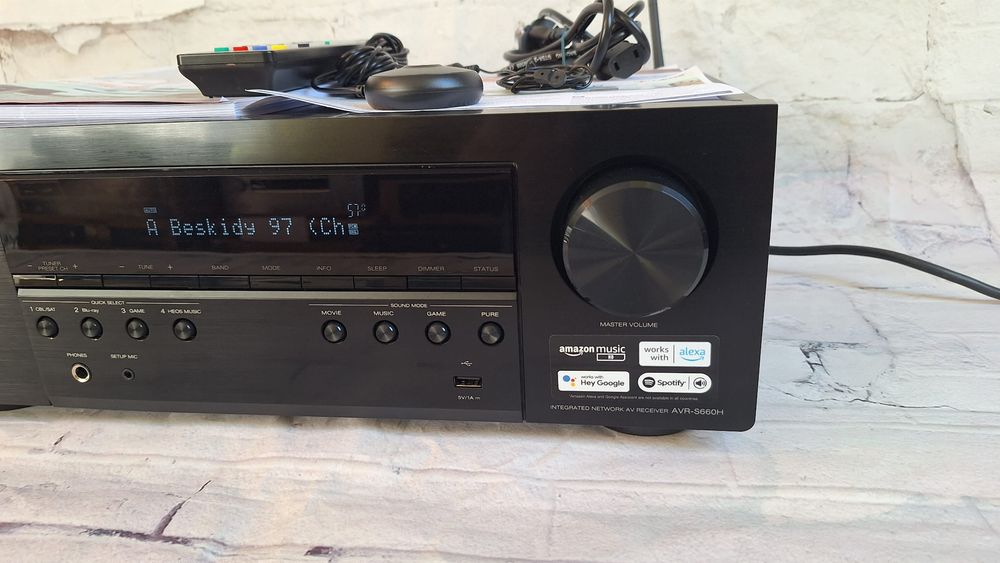 5.2 Denon AVR-S660 8K  Wifi Bt Dolby Vision eARC Net HEOS