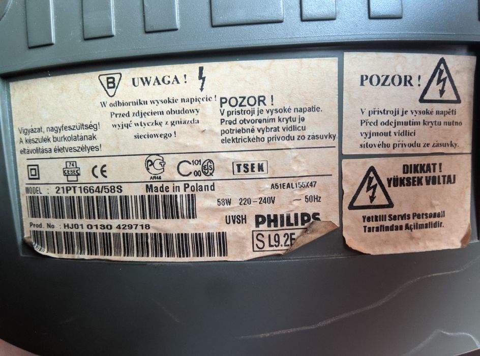 Продам цветной телевизор Philips