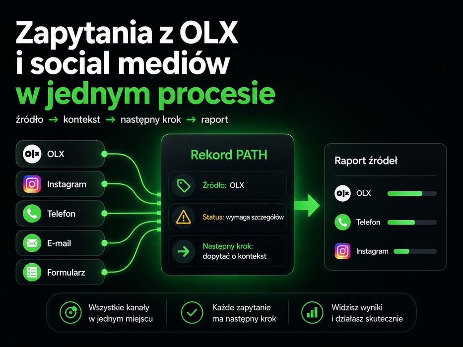 PATH - zapytania z OLX i social mediów, analityka, raporty