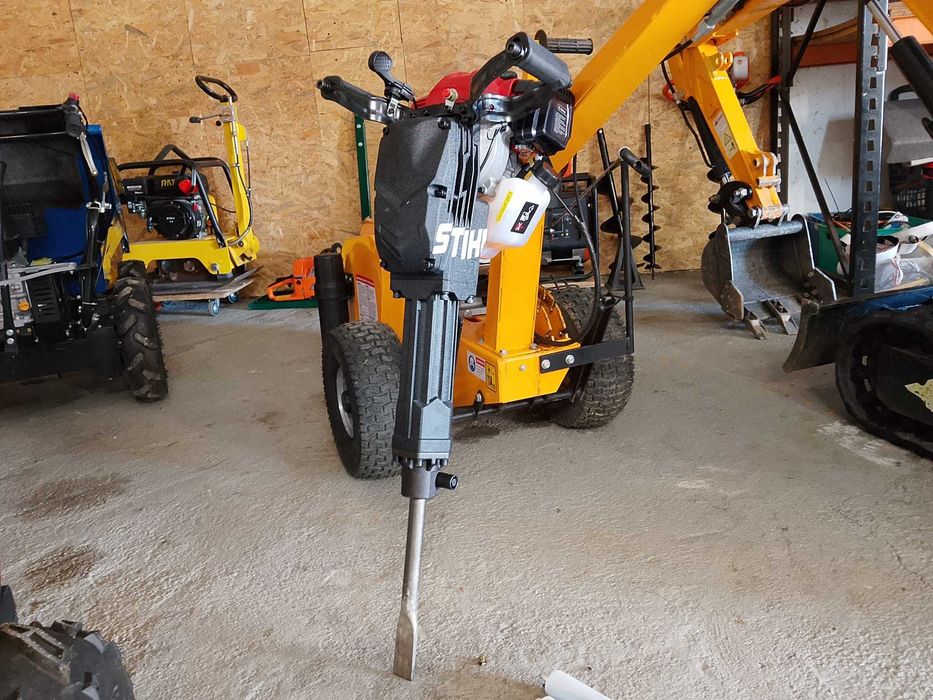 Młot wyburzeniowy-udarowy-spalinowy-Stihl-Mega mocny.Transport.