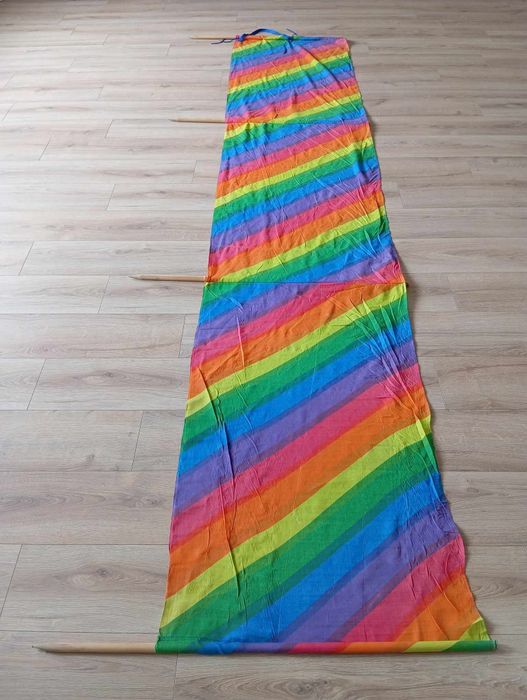 Parawan plażowy flaga tęczowa