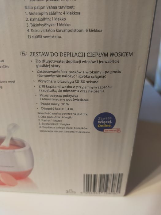 Depilacja ciepłym woskiem