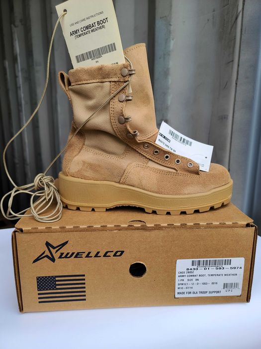 buty wojskowe Wellco (US Army) vibram - pustynne
