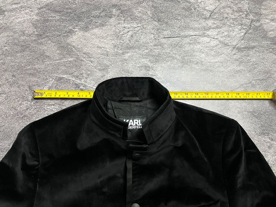 Велюровый блейзер Karl Lagerfeld (L) slim fit