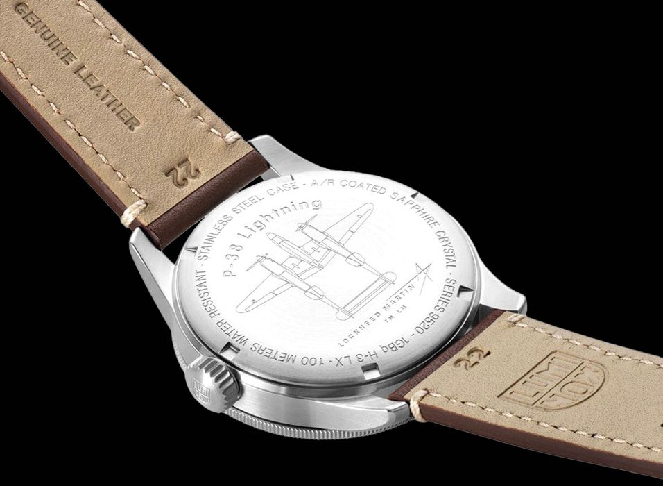 Годинник LUMINOX Air Pilot XA.9521 Lightning P-38 GMT 42 mm. 100 MT.