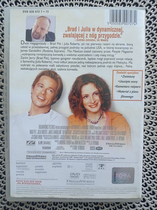 DVD The Mexican Meksykanin