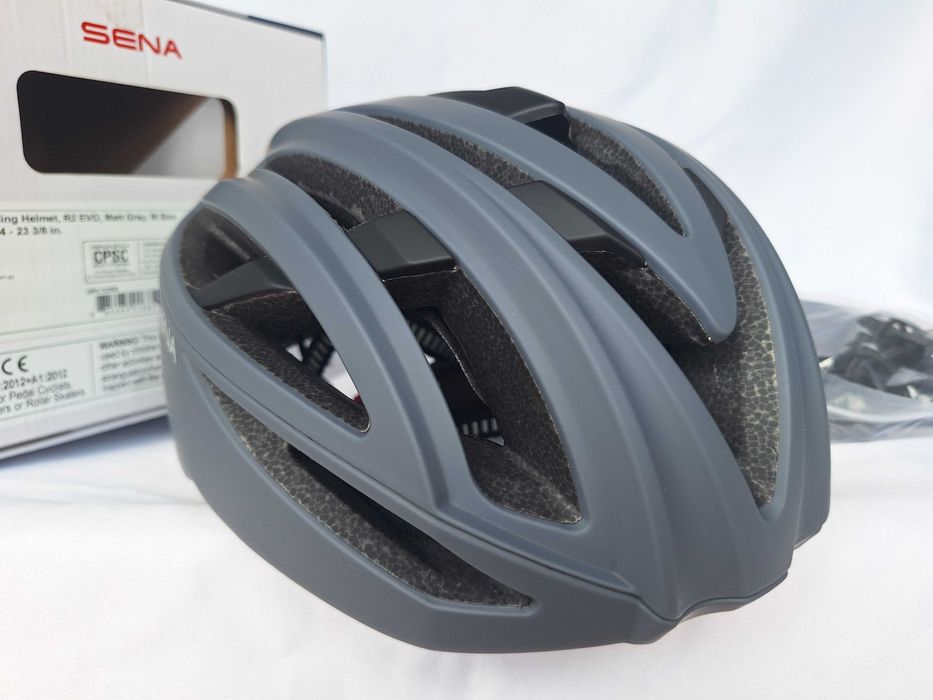 Kask rowerowy Sena Smart Cycling Helmet R2 Evo Matt Gray M 55-59cm