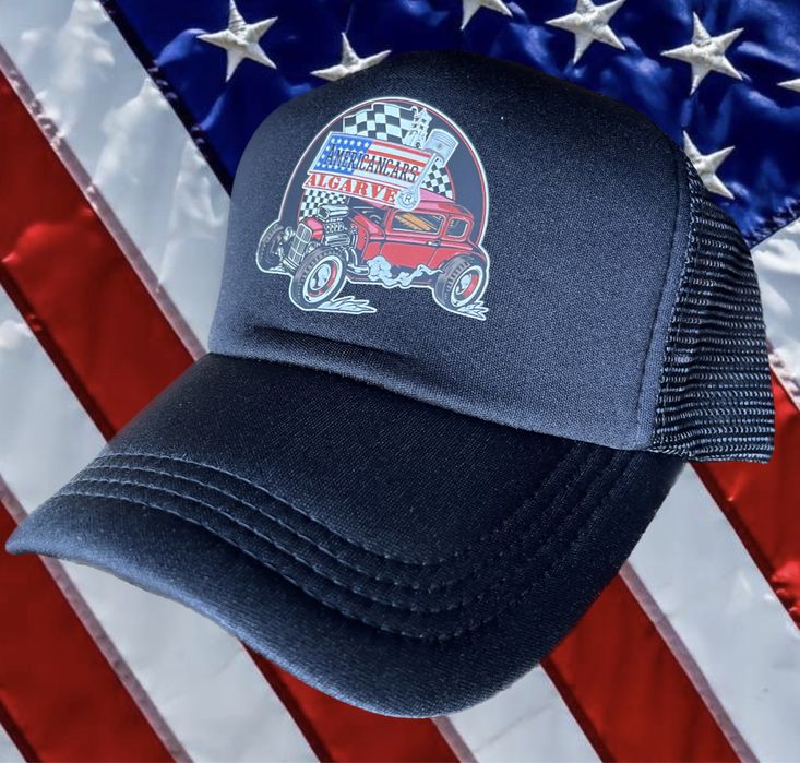 Americancars Algarve Boné tshirt Chapeu Dodge Cadillac gm