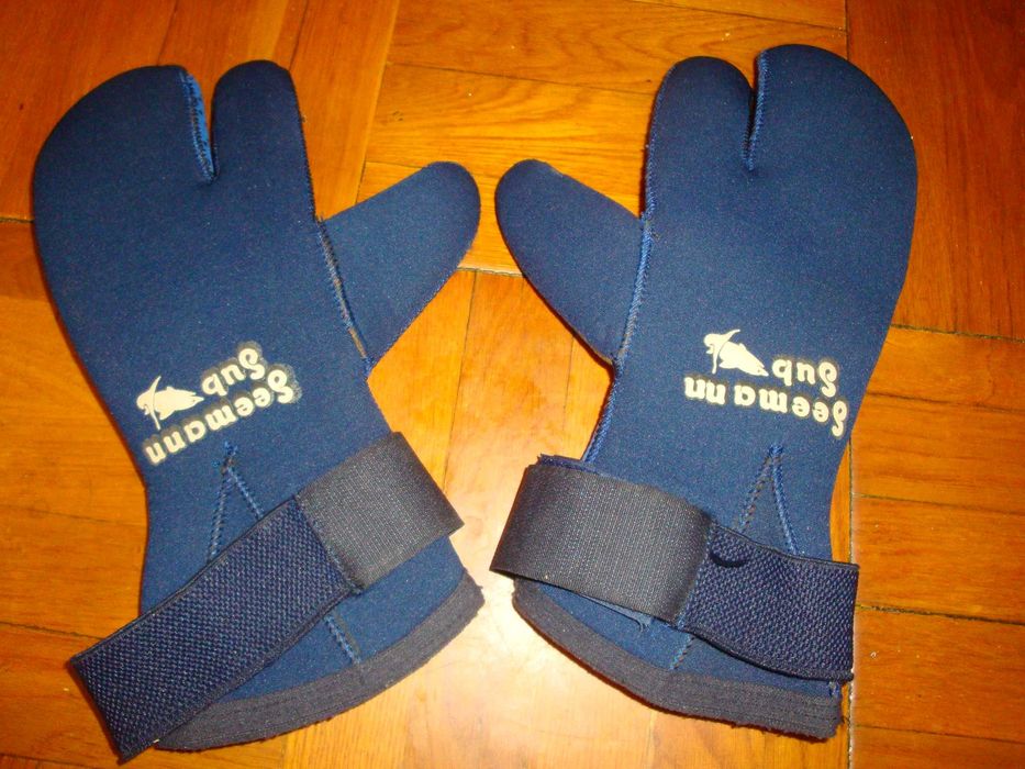 Варежки неопреновые SEEMANN SUB, размер M ( 17-19 см ), толщина 7 мм