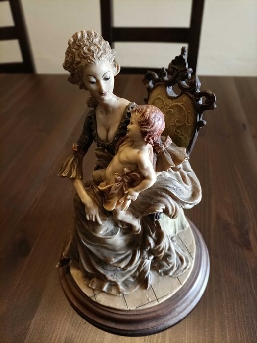 Peça decorativa - Mãe e filho