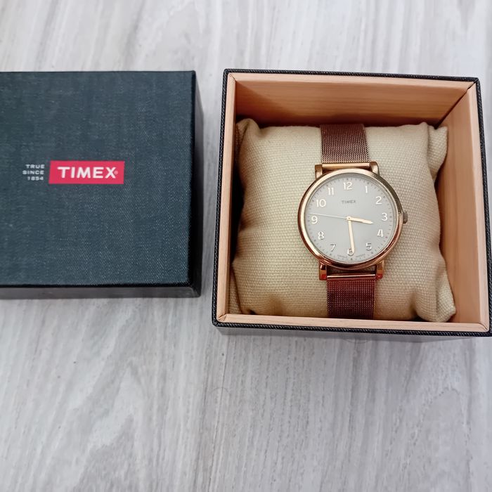 Timex zegarek damski pozłacany