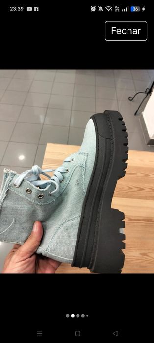 Botas Jeans Novas
