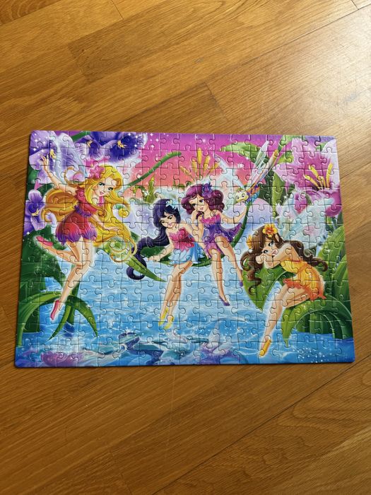 glitter puzzle 200 peças
