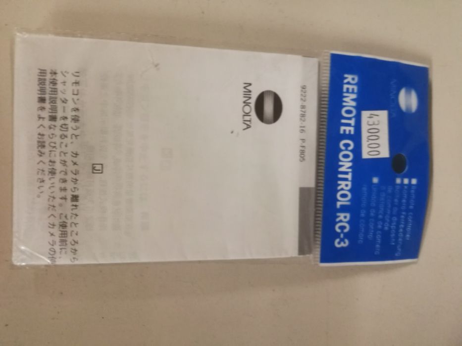 Controlo remoto MINOLTA RC-3