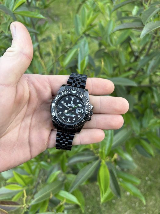 czarny zegarek Rolex submainer 41 mm
