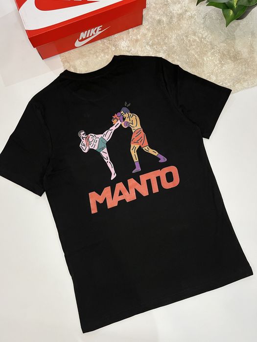 Футболка Manto Strike Gym 2.0 / Чорна Футболка Манто Страйк 2.0 /Манто