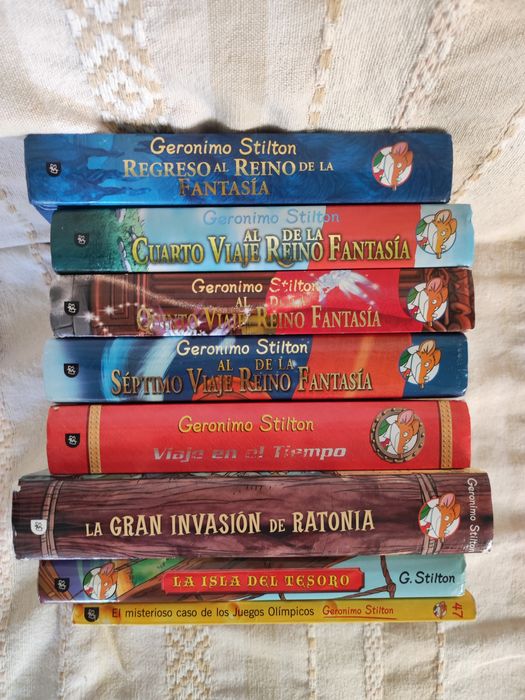 Livros Gerónimo Stilton - em espanhol