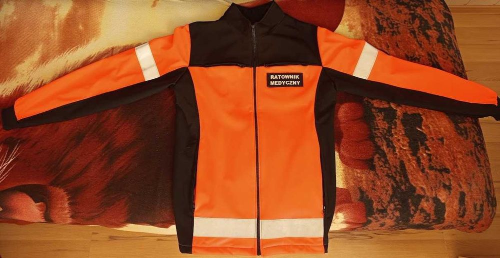 kurtka ratownik medyczny fluo (softshell)