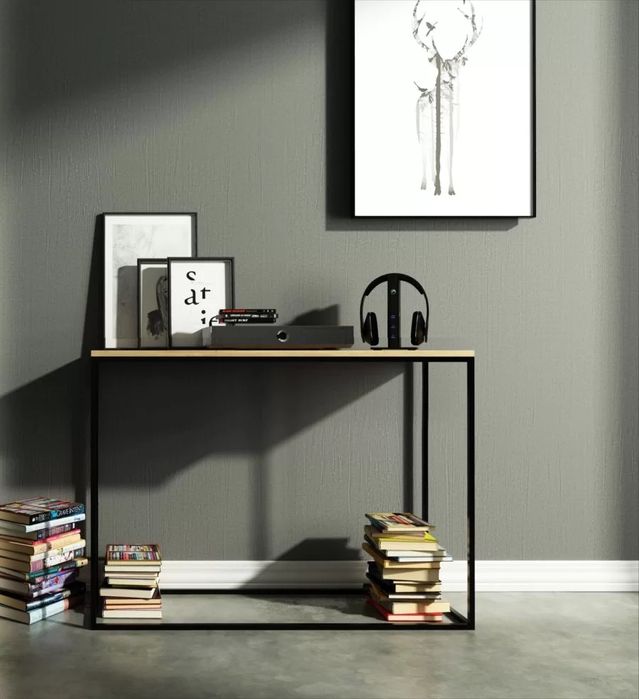 Konsola na metalowych nóżkach Hugle 110x80x35