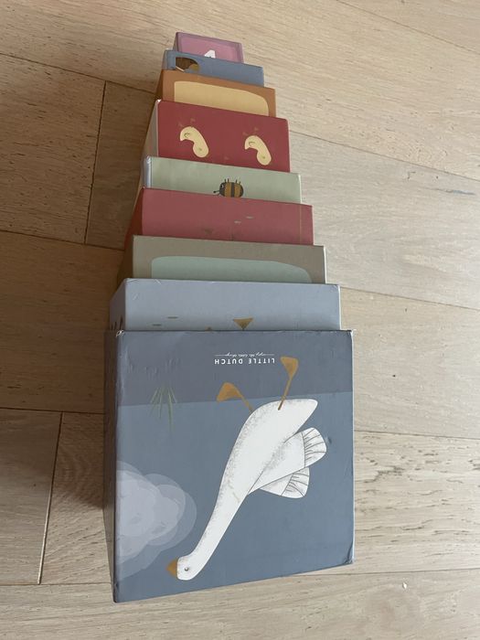 Układanka wieża dla maluszka Little Dutch