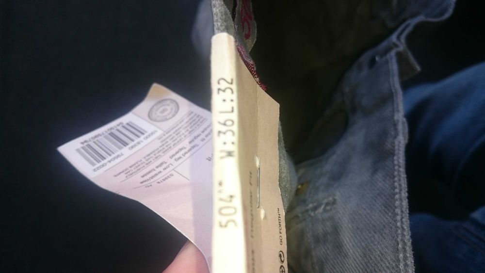 Jeans Lewis preatas/cinza