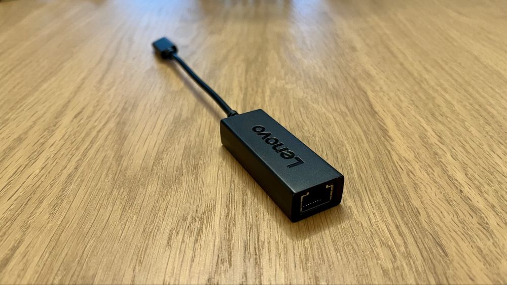 ADAPTER LENOVO USB-C LAN Ethernet RJ45 Gigabit 1000 Mbps