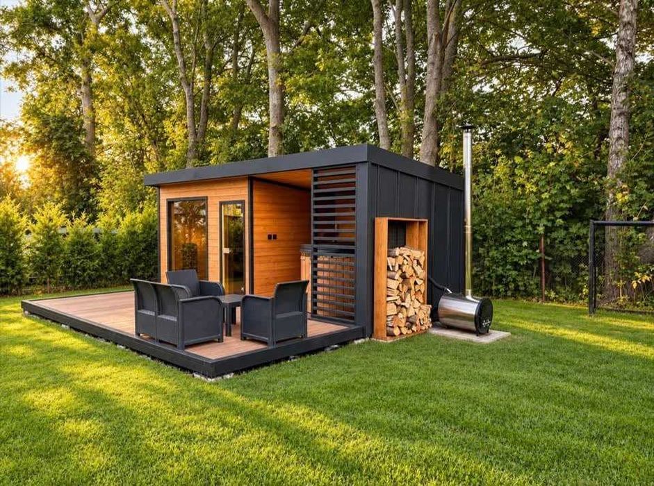 Spa domek ogrodowy sauna Jacuzzi