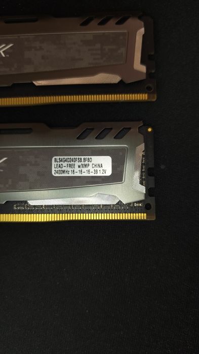 RAM Ballistix Sport DDR4 2x4GB 2400MHz