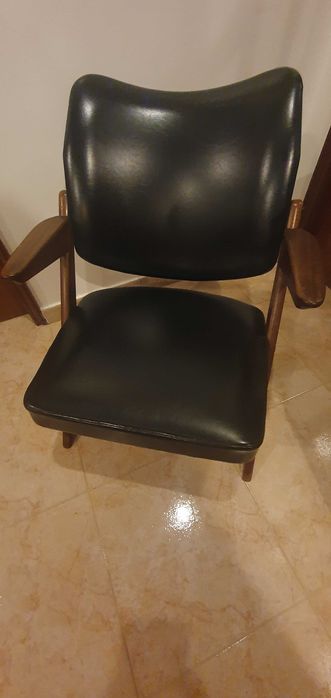 Cadeirão poltrona cadeira de braços OLAIO, anos 50, VINTAGE