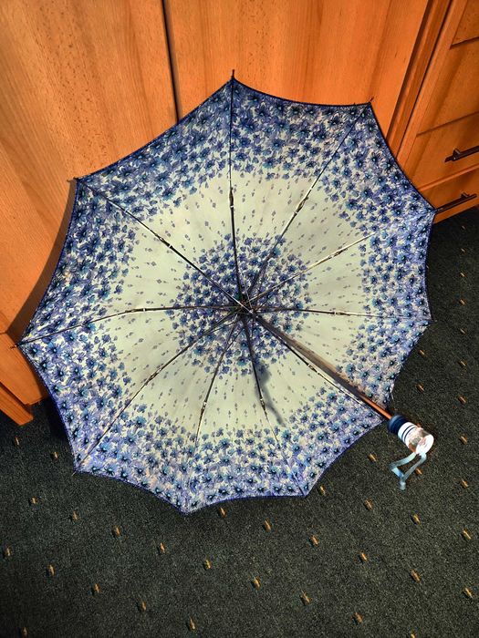 Parasolki PRL Vintage składane stalowa konstrukacja