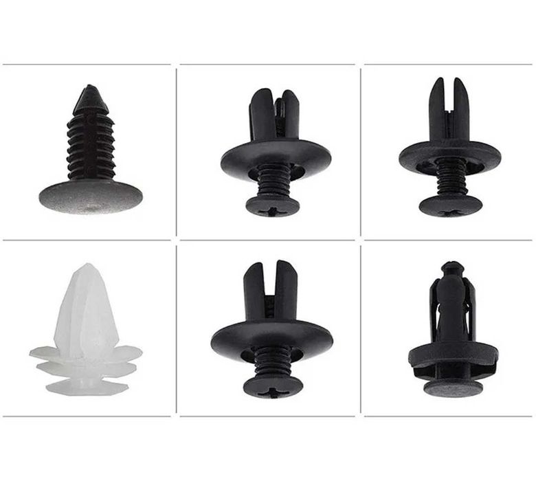Conjunto de clipes / rebites de fixação de carro