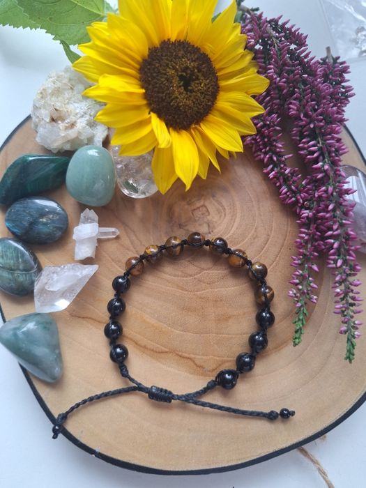 Bransoletka Tygrysie oko, Turmalin