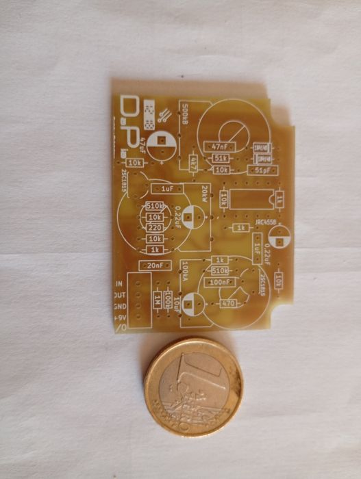 PCB for assembling an Ibanez TS8 clone447060370145955842