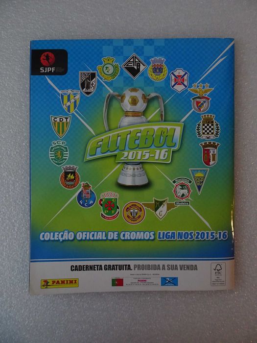 Caderneta de cromos de futebol Futebol 2015/2016 Panini