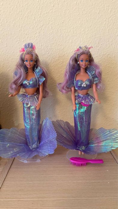 Barbie 90 Mermaid Magical Hair, Anneliese, Erika, Elina, Totally Hair