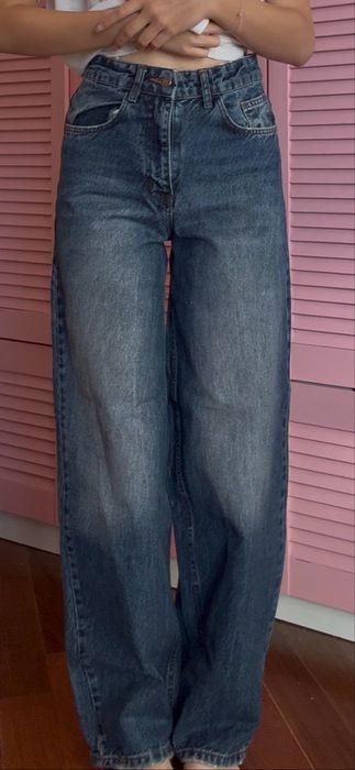 Беггі джинси/baggy jeans темно сині