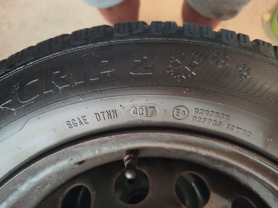 Zimowe Opony Master Grip 2 195/65 r15 na feldze plus kołpaki